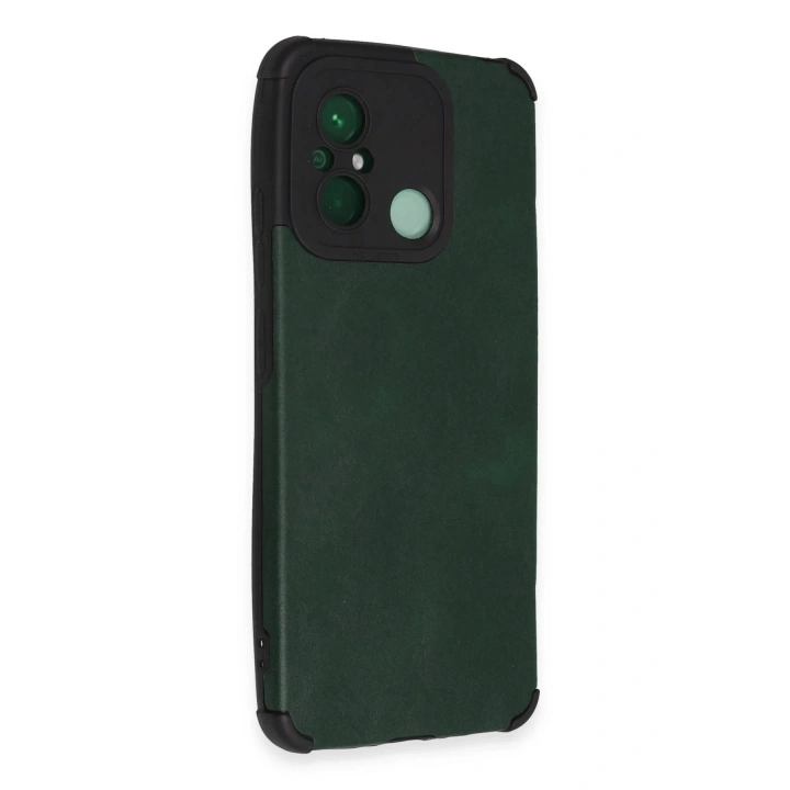 BFS Xiaomi Redmi 12C Kılıf Loop Deri Silikon - Yeşil