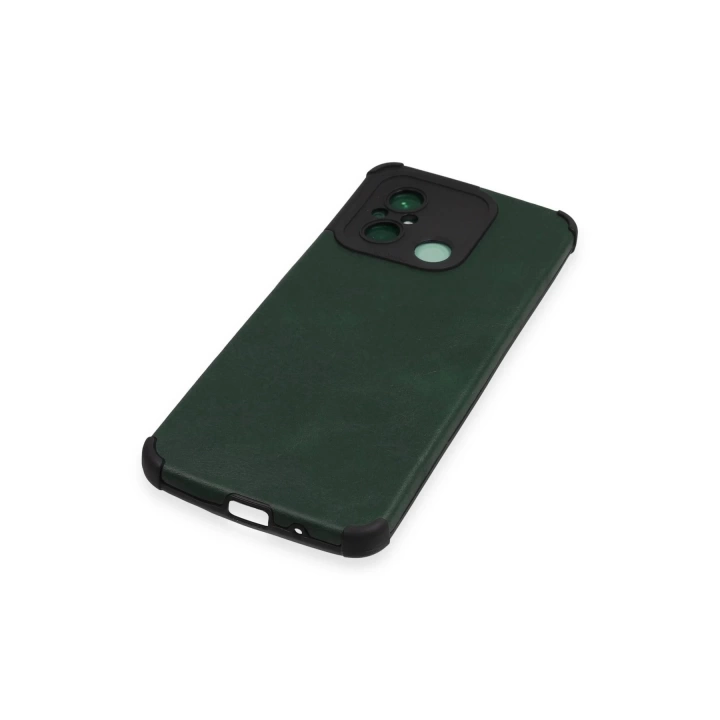 BFS  Xiaomi Redmi 12C Kılıf Loop Deri Silikon - Yeşil