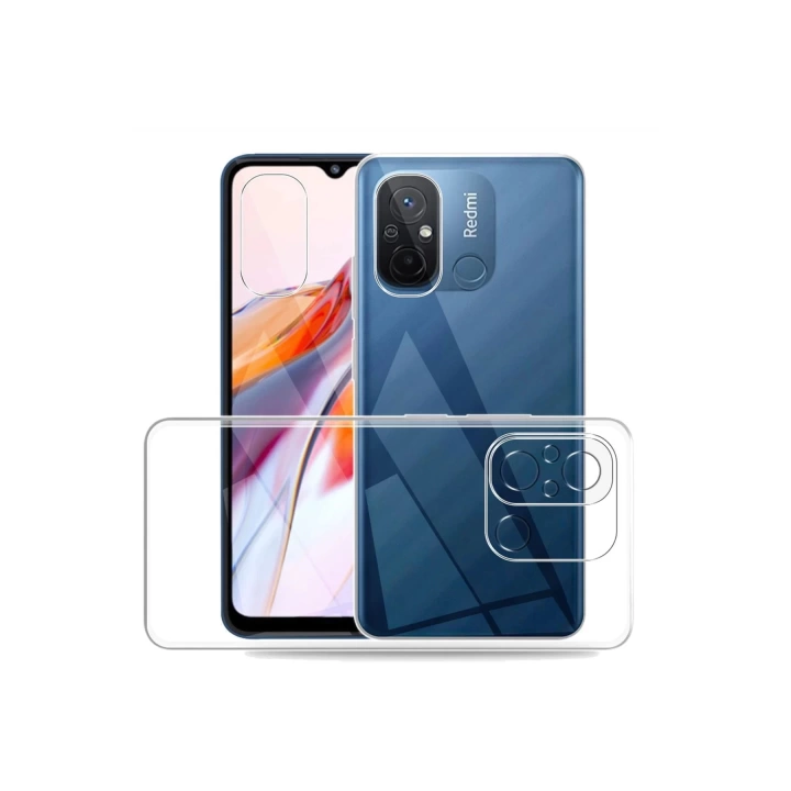 BFS  Xiaomi Redmi 12C Kılıf Lüx Şeffaf Silikon