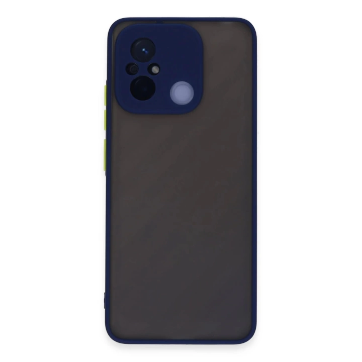 BFS  Xiaomi Redmi 12C Kılıf Montreal Silikon Kapak - Lacivert