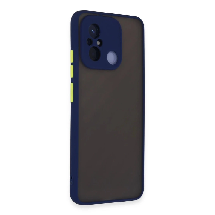 BFS  Xiaomi Redmi 12C Kılıf Montreal Silikon Kapak - Lacivert