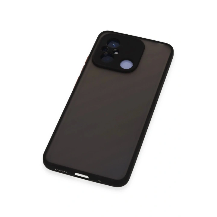 BFS Xiaomi Redmi 12C Kılıf Montreal Silikon Kapak - Siyah