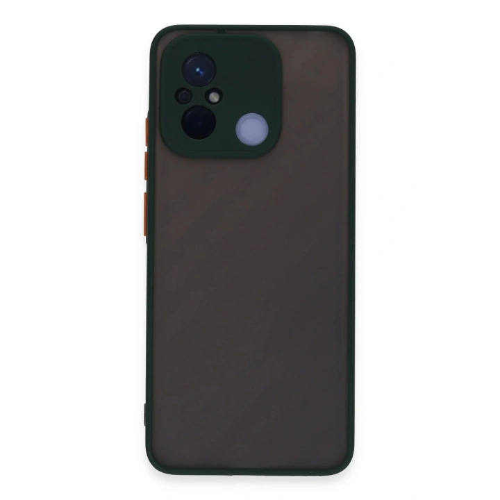 BFS Xiaomi Redmi 12C Kılıf Montreal Silikon Kapak - Yeşil