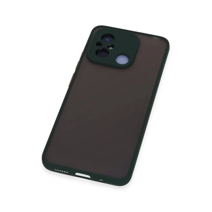 BFS  Xiaomi Redmi 12C Kılıf Montreal Silikon Kapak - Yeşil