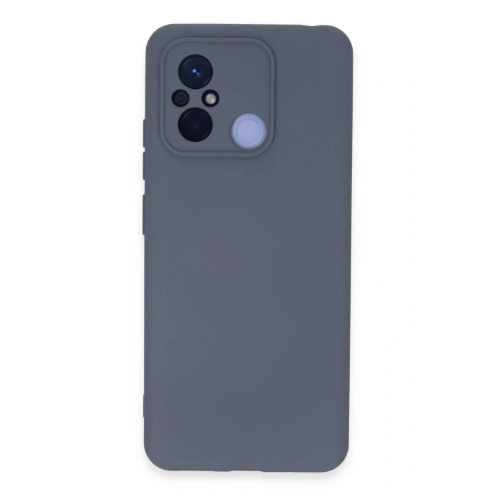 BFS  Xiaomi Redmi 12C Kılıf Nano içi Kadife Silikon - Gri