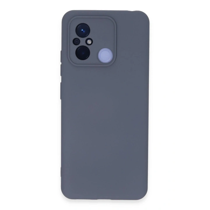 BFS Xiaomi Redmi 12C Kılıf Nano içi Kadife Silikon - Gri