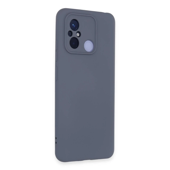 BFS  Xiaomi Redmi 12C Kılıf Nano içi Kadife Silikon - Gri