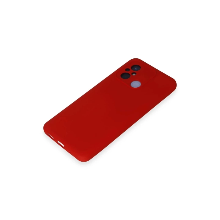 BFS  Xiaomi Redmi 12C Kılıf Nano içi Kadife Silikon - Kırmızı
