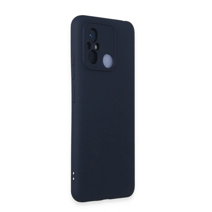 BFS  Xiaomi Redmi 12C Kılıf Nano içi Kadife Silikon - Lacivert