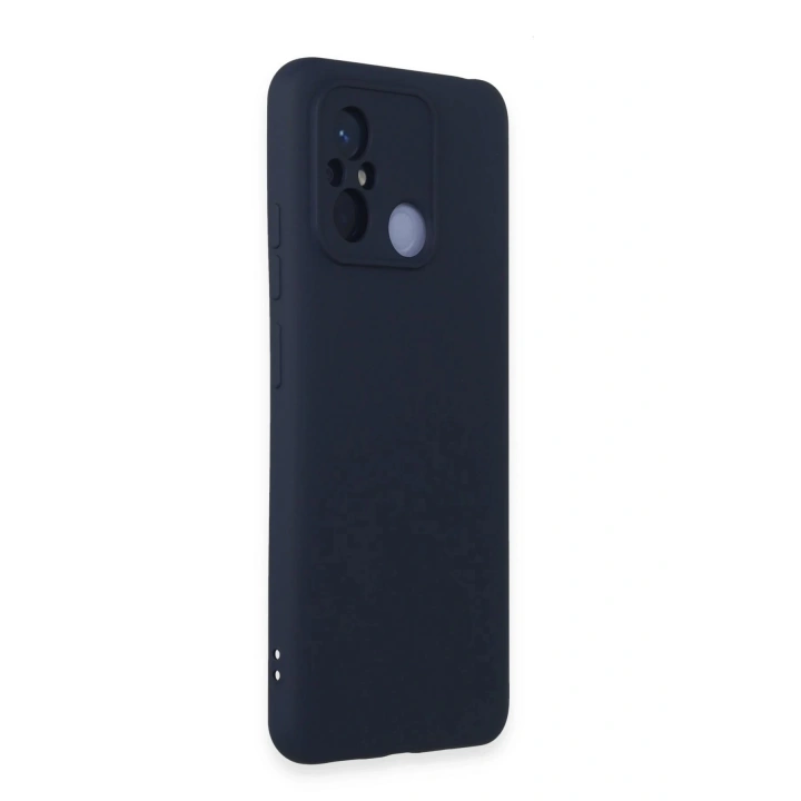 BFS Xiaomi Redmi 12C Kılıf Nano içi Kadife Silikon - Lacivert