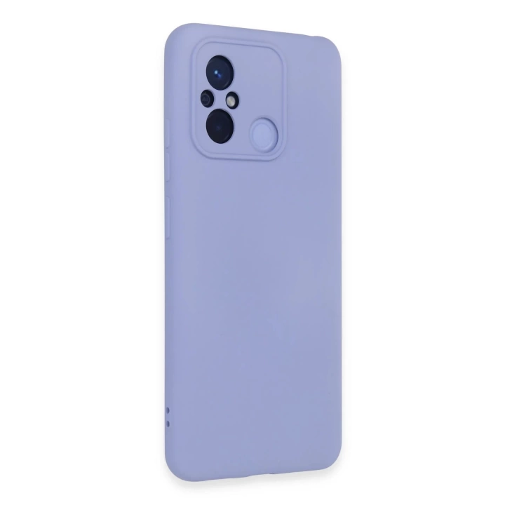 BFS  Xiaomi Redmi 12C Kılıf Nano içi Kadife Silikon - Lila