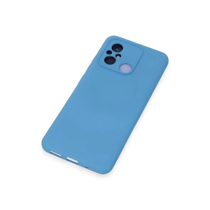 BFS  Xiaomi Redmi 12C Kılıf Nano içi Kadife Silikon - Mavi