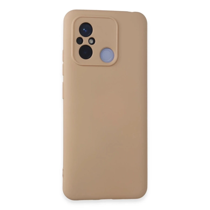 BFS  Xiaomi Redmi 12C Kılıf Nano içi Kadife Silikon - Pudra