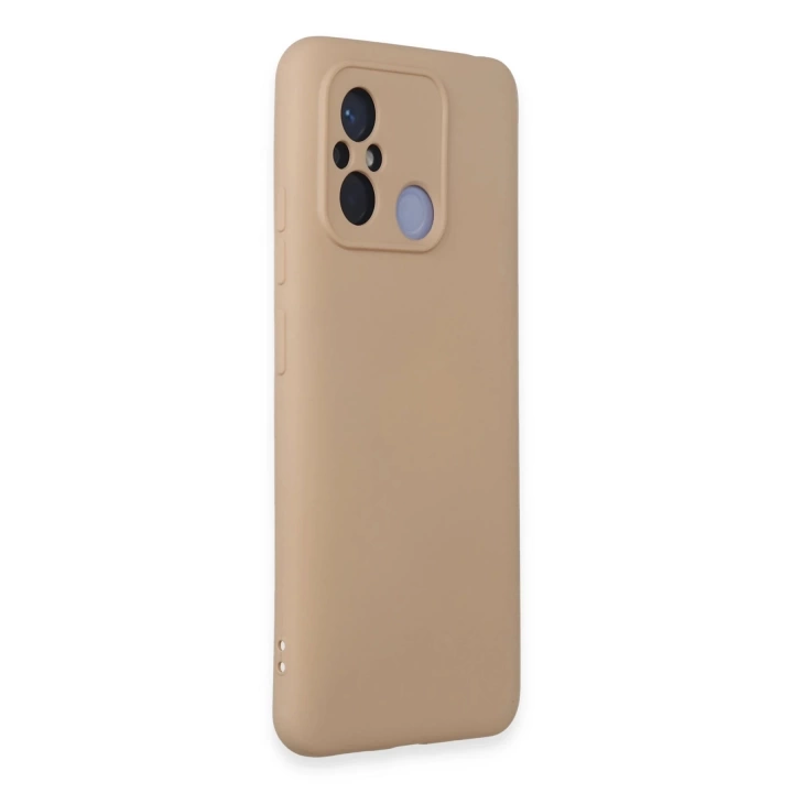 BFS  Xiaomi Redmi 12C Kılıf Nano içi Kadife Silikon - Pudra