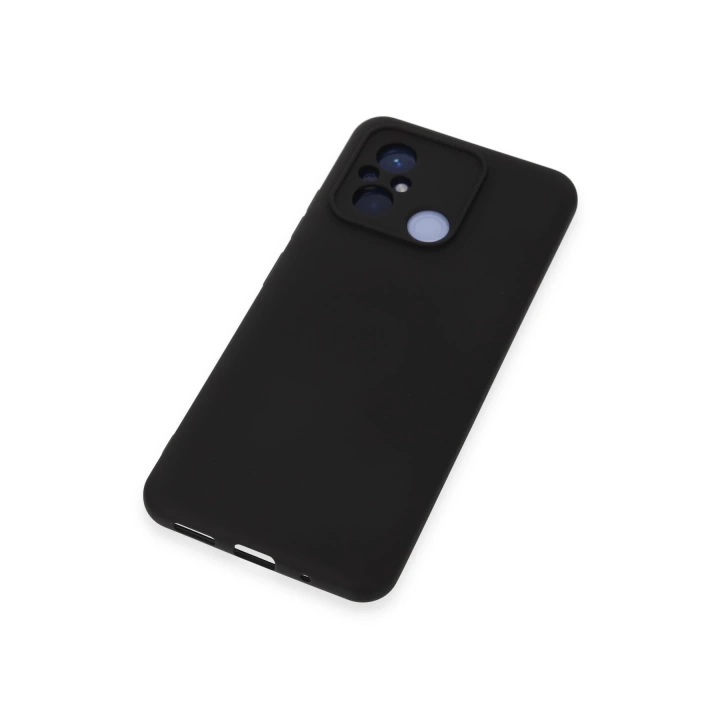 BFS  Xiaomi Redmi 12C Kılıf Nano içi Kadife Silikon - Siyah