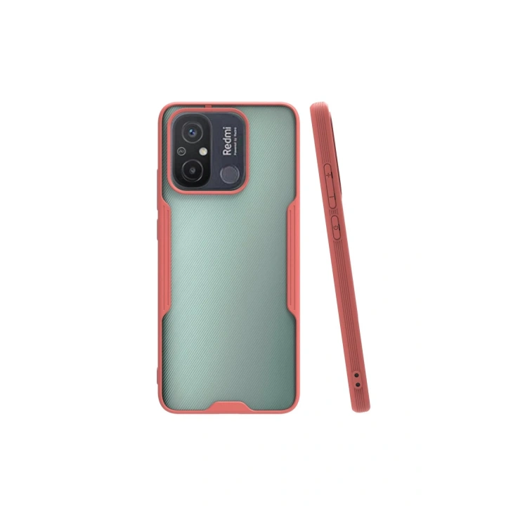 BFS Xiaomi Redmi 12C Kılıf Platin Silikon - Pembe