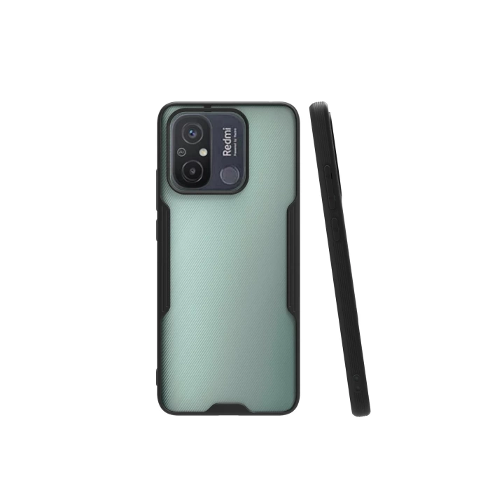 BFS  Xiaomi Redmi 12C Kılıf Platin Silikon - Siyah