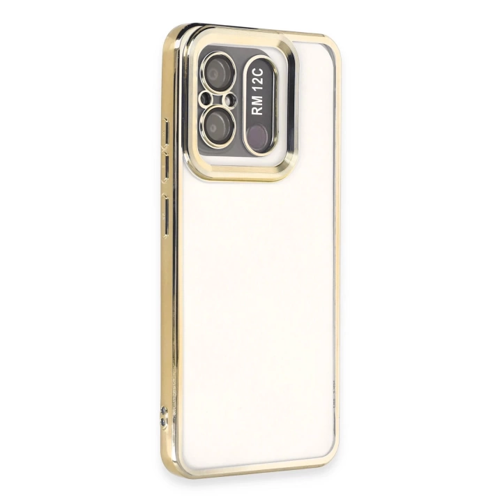 BFS  Xiaomi Redmi 12C Kılıf Slot Silikon - Gold