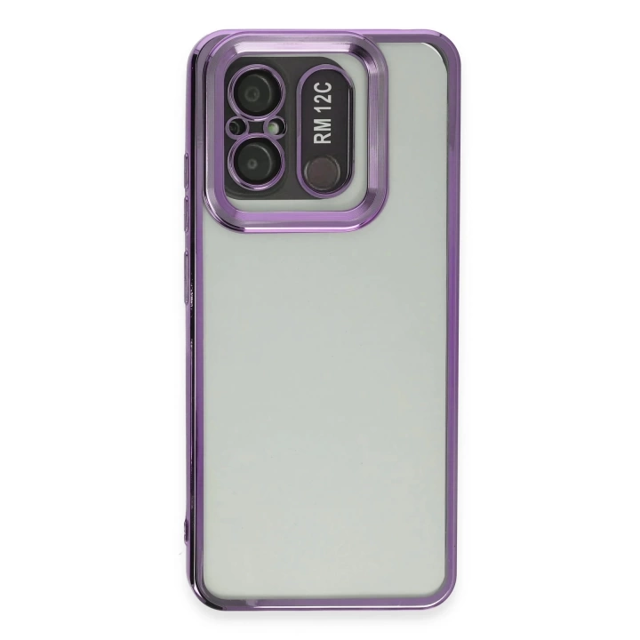 BFS  Xiaomi Redmi 12C Kılıf Slot Silikon - Mor