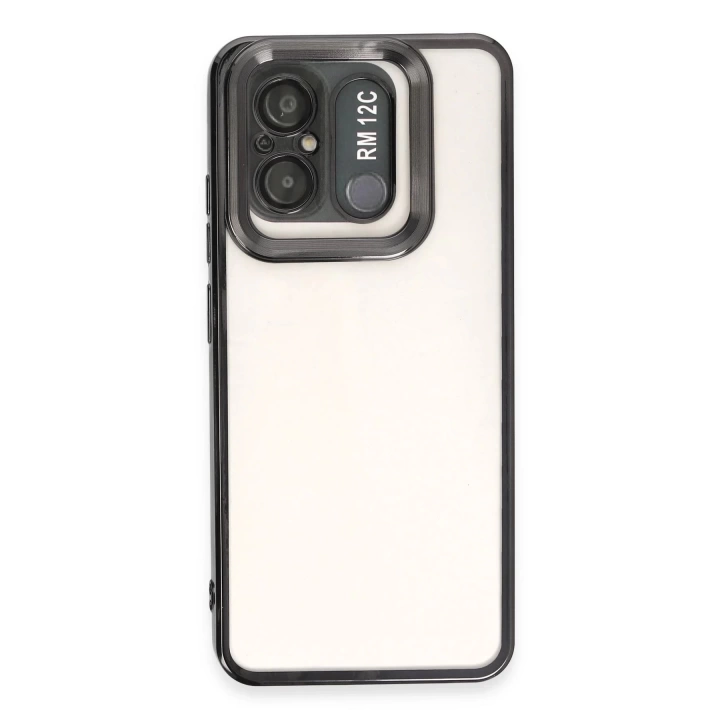 BFS  Xiaomi Redmi 12C Kılıf Slot Silikon - Siyah