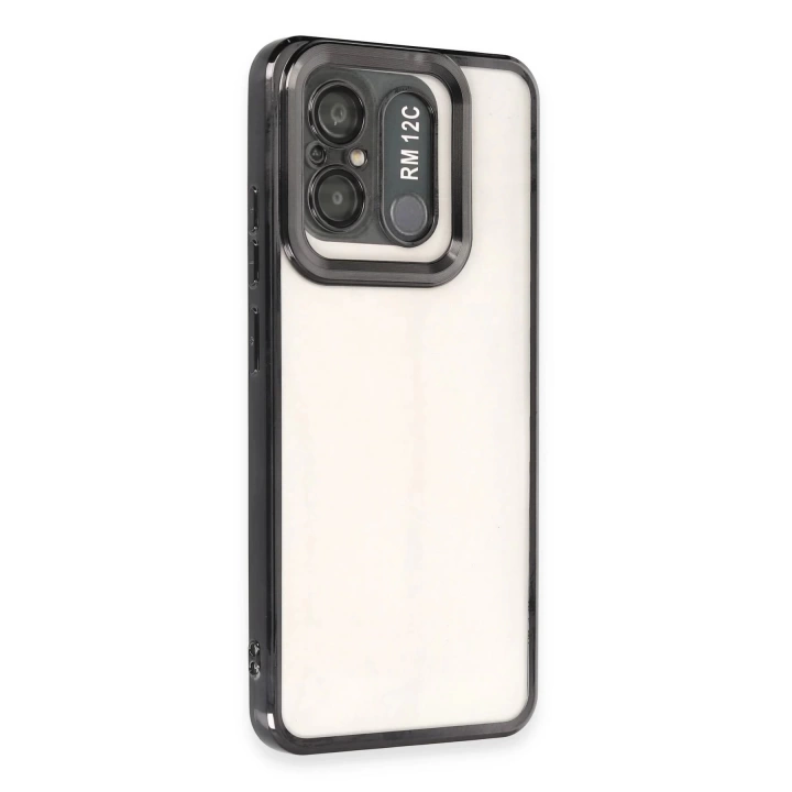 BFS  Xiaomi Redmi 12C Kılıf Slot Silikon - Siyah