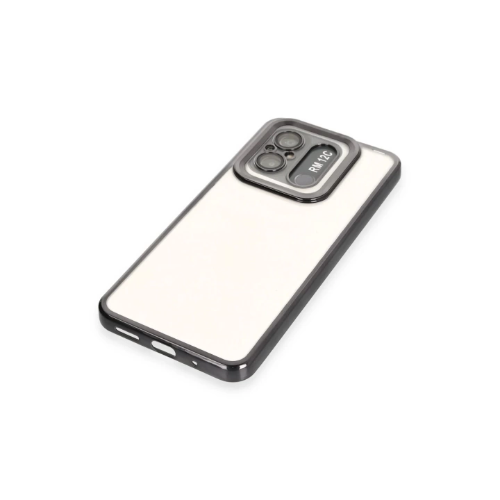 BFS  Xiaomi Redmi 12C Kılıf Slot Silikon - Siyah
