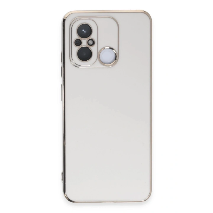 BFS Xiaomi Redmi 12C Kılıf Volet Silikon - Beyaz