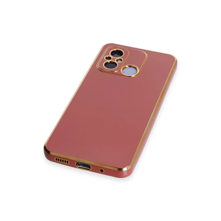 BFS  Xiaomi Redmi 12C Kılıf Volet Silikon - Kırmızı