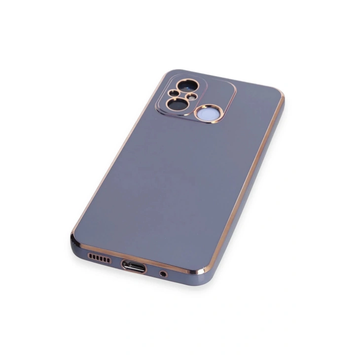 BFS  Xiaomi Redmi 12C Kılıf Volet Silikon - Mavi