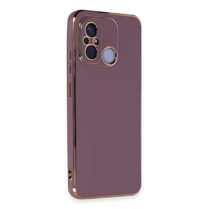 BFS  Xiaomi Redmi 12C Kılıf Volet Silikon - Mor