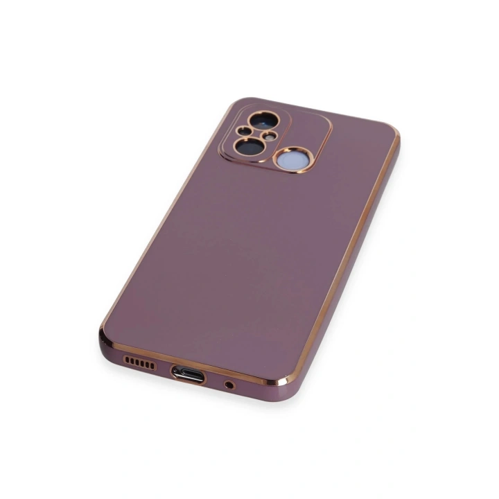 BFS Xiaomi Redmi 12C Kılıf Volet Silikon - Mor