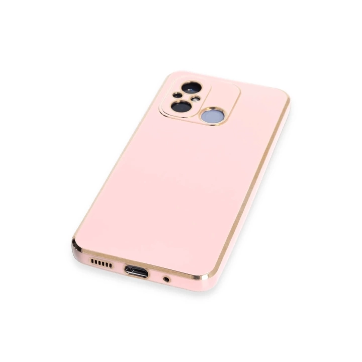 BFS  Xiaomi Redmi 12C Kılıf Volet Silikon - Pembe