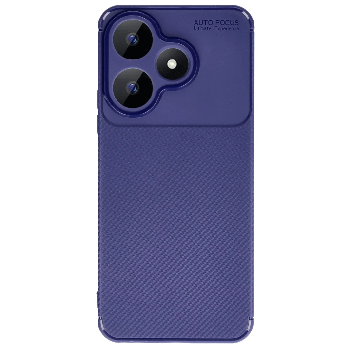 BFS  Xiaomi Redmi 13 4G Kılıf Auto Focus Karbon Kapak - Lacivert