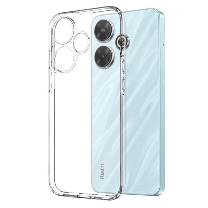 BFS  Xiaomi Redmi 13 4G Kılıf Kart Şeffaf Silikon - Şeffaf
