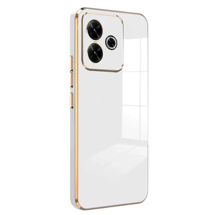 BFS  Xiaomi Redmi 13 4G Kılıf Volet Silikon - Beyaz