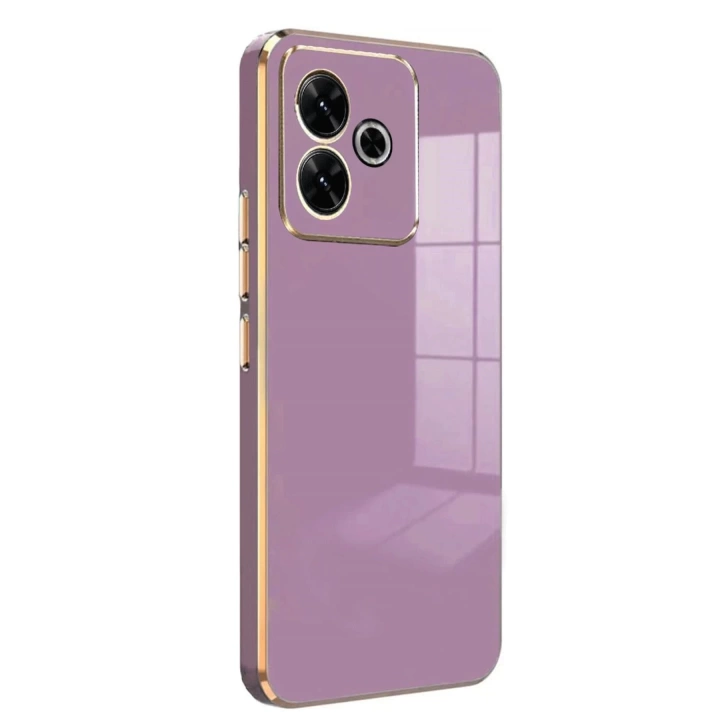 BFS Xiaomi Redmi 13 4G Kılıf Volet Silikon - Mor