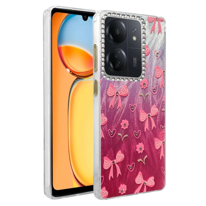 BFS Xiaomi Redmi 13C Kılıf Blade Aynalı Desenli Kapak - Desen 3