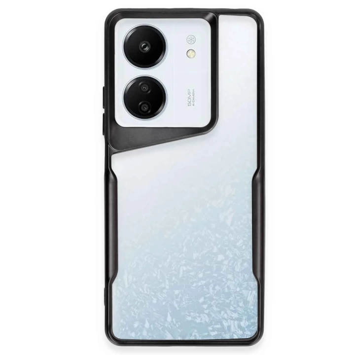 BFS  Xiaomi Redmi 13C Kılıf Boyi Silikon Kapak - Siyah