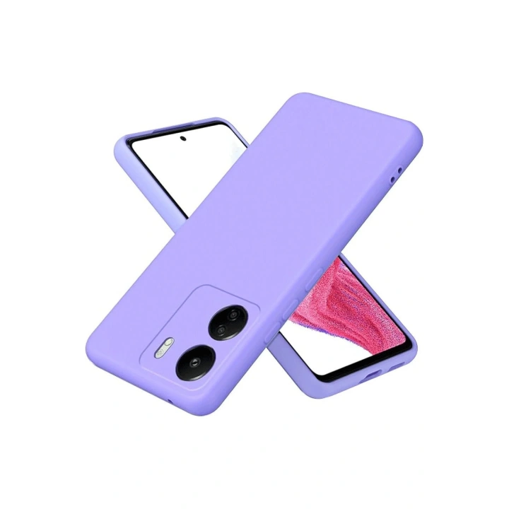 BFS Xiaomi Redmi 13C Kılıf First Silikon - Lila