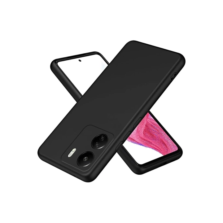BFS  Xiaomi Redmi 13C Kılıf First Silikon - Siyah