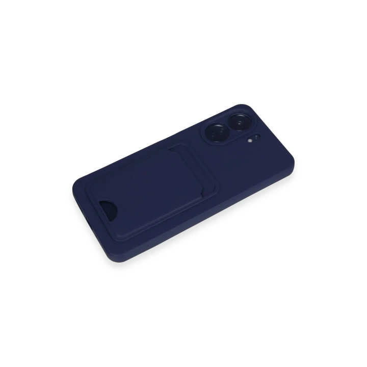 BFS  Xiaomi Redmi 13C Kılıf Kelvin Kartvizitli Silikon - Lacivert