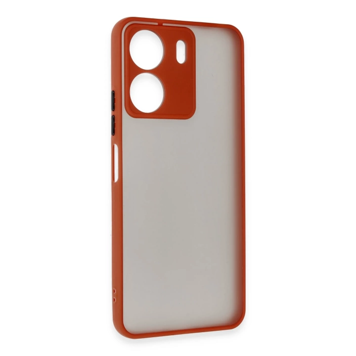 BFS  Xiaomi Redmi 13C Kılıf Montreal Silikon Kapak - Kırmızı