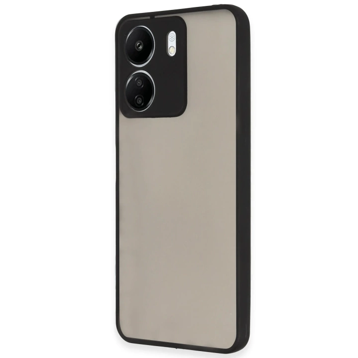 BFS  Xiaomi Redmi 13C Kılıf Montreal Silikon Kapak - Siyah