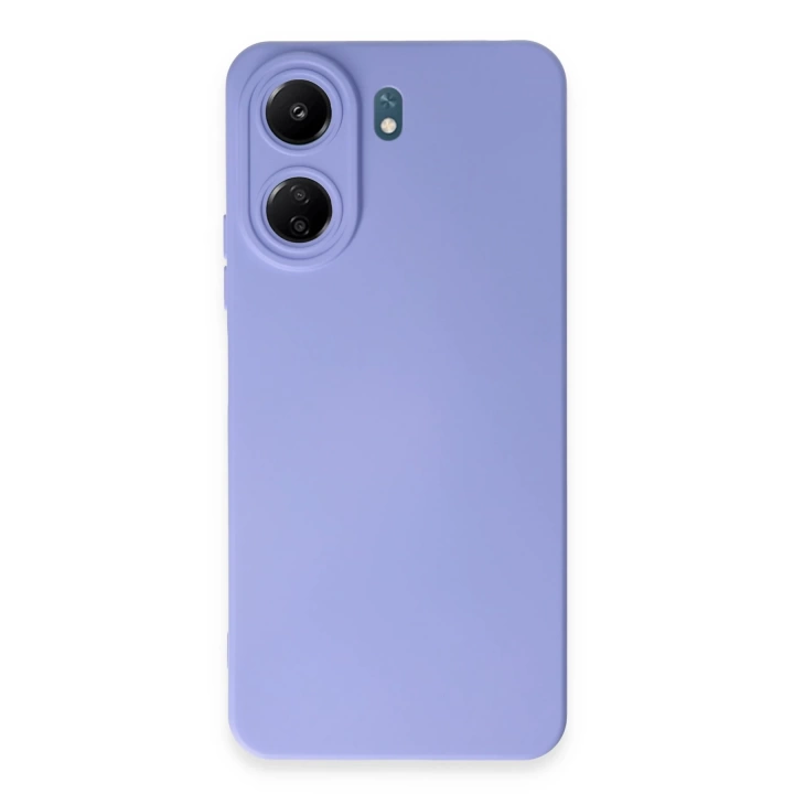 BFS  Xiaomi Redmi 13C Kılıf Nano içi Kadife Silikon - Lila