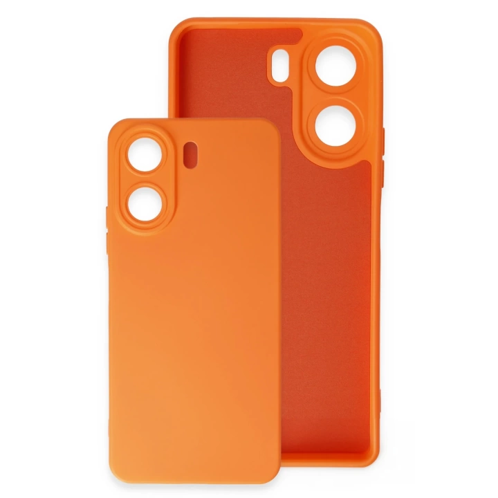 BFS  Xiaomi Redmi 13C Kılıf Nano içi Kadife Silikon - Sarı