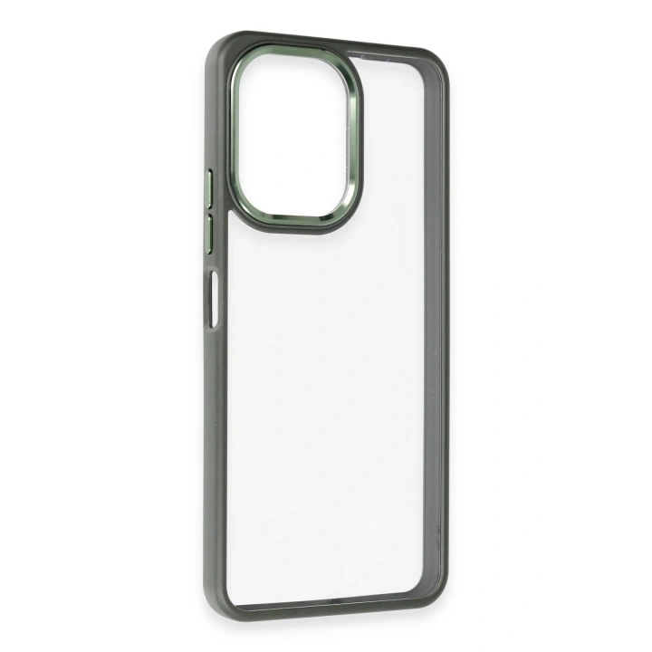 BFS  Xiaomi Redmi 13C Kılıf Power Silikon - Koyu Yeşil