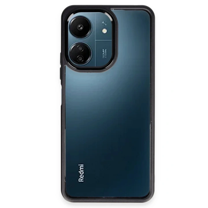 BFS  Xiaomi Redmi 13C Kılıf Power Silikon - Siyah