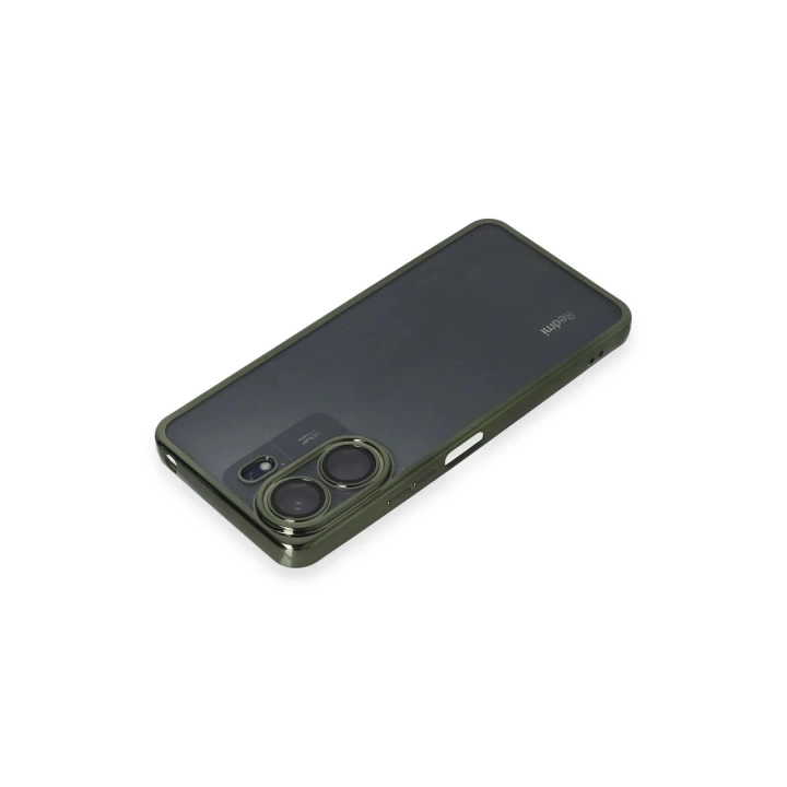 BFS  Xiaomi Redmi 13C Kılıf Razer Lensli Silikon - Yeşil