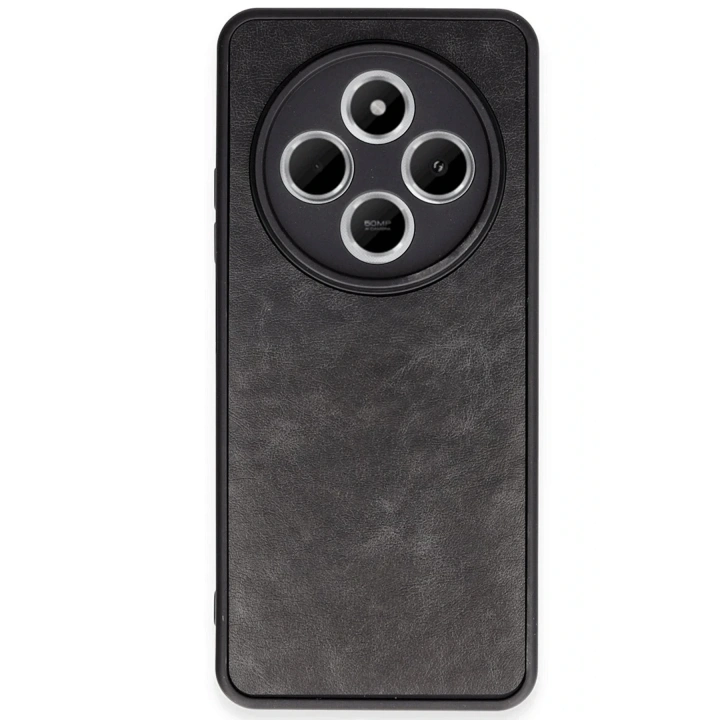 BFS  Xiaomi Redmi 14C Kılıf Aras Deri Kapak - Siyah