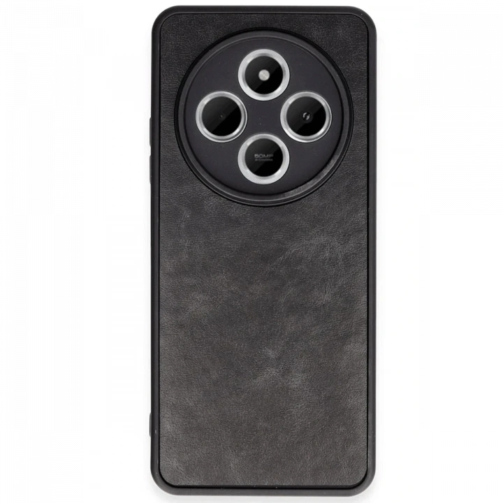 BFS  Xiaomi Redmi 14C Kılıf Aras Deri Kapak - Siyah